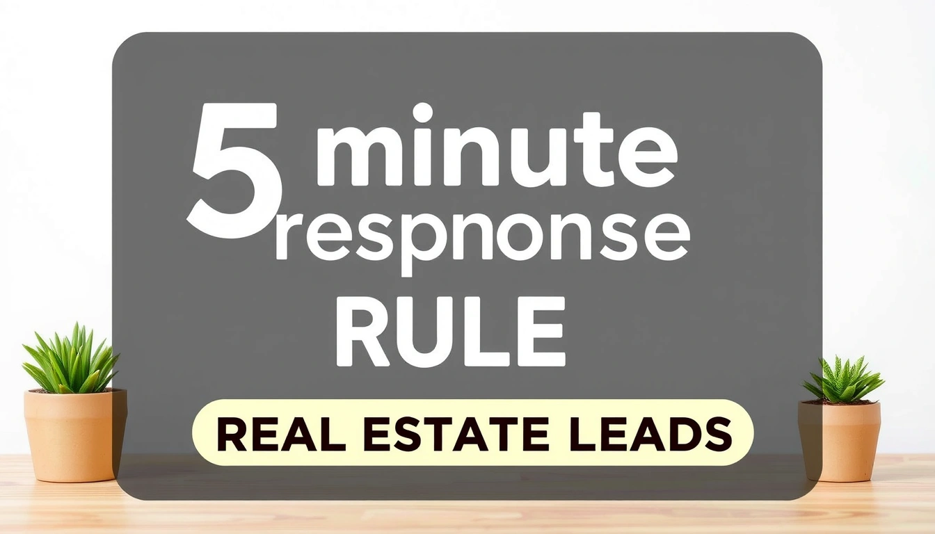 5 minute response rule real estate leads 5 minute response rule real estate leads