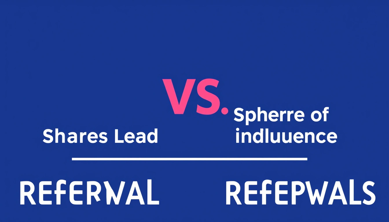 shared leads vs sphere of influence referrals shared leads vs sphere of influence referrals