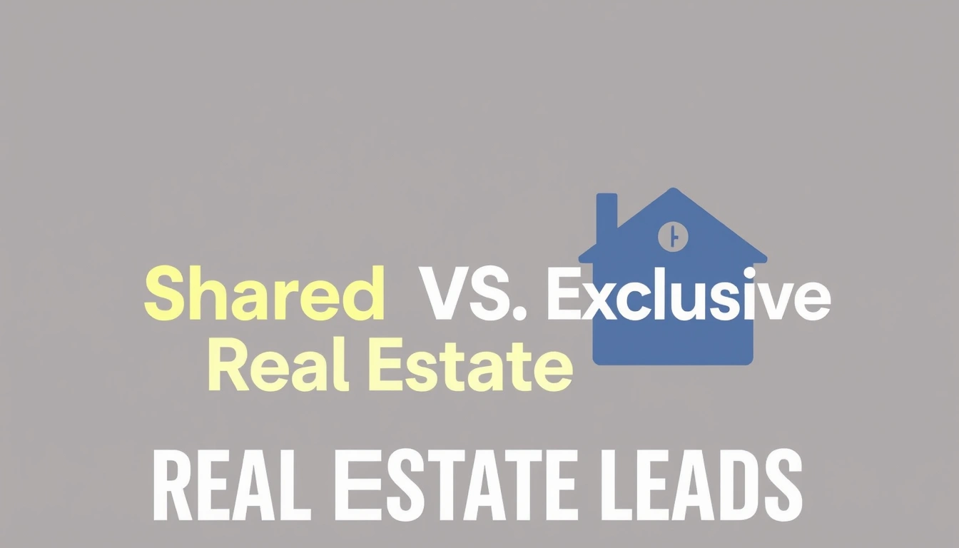 Shared vs Exclusive Real Estate Leads: 2026 Speed Test shared vs exclusive real estate leads
